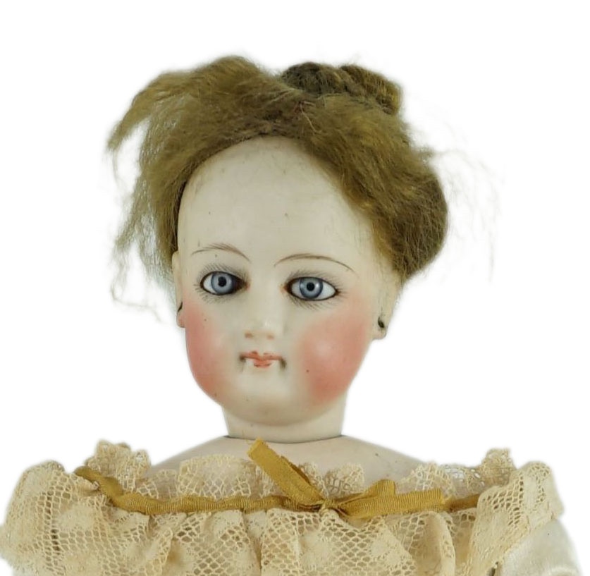 An S.G. bisque shoulder head French fashion doll c.1875, 36cm.